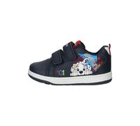 GEOX Leder/Textil Sneaker, blau, 21 Navy/ Weiß