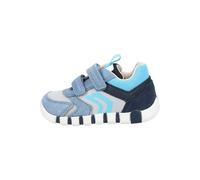 Sneaker GEOX "Geox Sneaker Leder/Textil", Damen, Gr. 24, sky, Leder, Textil, Schuhe Sneaker (43959608-24) sky