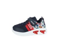 Geox Sneaker Lederimitat/Mesh Blau/Multi - 34