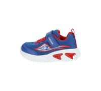 Geox Sneaker Lederimitat/Mesh Blau/Rot - 36