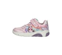 Sneaker GEOX "J FADINLIGHT GIRL Blinkschuh", Kinder, Gr. 32, pink (pink, lila), Textil, Synthetik, modisch, Schuhe, Disney Schuh, Klettschuh, Frozen Sneaker mit Blinkfunktion (39910955-32) pink, lila