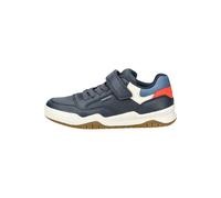 Sneaker GEOX "Geox Sneaker Lederimitat", Damen, Gr. 33, navy, Schuhe Sneaker (96954713-33) navy