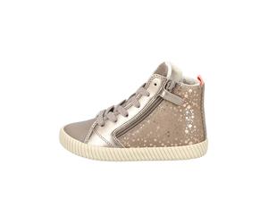 Geox Sneaker Lederimitat/Textil Dunkelbeige Warmfutter - 31