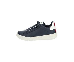 Geox Sneaker Lederimitat/Textil Navy/Weiß - 28