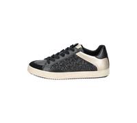 Geox Sneaker Lederimitat/Textil Schwarz - 37