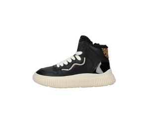 Geox Sneaker Lederimitat/Textil Schwarz Warmfutter - 33
