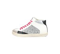 Geox Sneaker Lederimitat/Textil Silber - 37