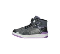 Geox Jungen Mädchen J WASHIBA Girl A Sneaker, DK Silver, 24 EU