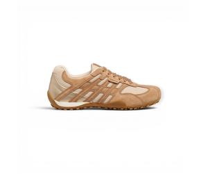 Geox Sneaker Snake Original (Mesh/Textil) braun Damen, Größe Euro (US) 41 (10,5)