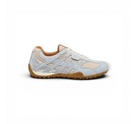 Geox Sneaker Snake Original (Mesh/Textil) hellblau/braun Damen, Größe Euro (US) 39 (9)