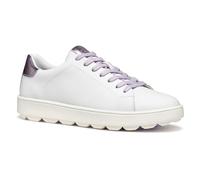 Geox Sneaker SPHERICA ECUB, Glattleder, Weiß, Damen EU 40