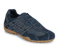 Geox Slipper Snake Original U56MNB – Velours/Nubuk Dunkelblau-Beige Größe 42