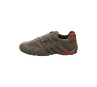 Geox Sneaker Veloursleder/Textil Grau/Orange - 41