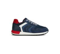 Geox J ALBEN Boy B Sneaker, Navy/AVIO, 33 EU