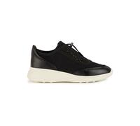 Geox Damen D ALLENIEE C Sneaker, Black, 37 EU