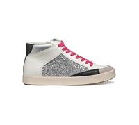 Geox Sneaker Silberfarben Flacher Absatz für Damen - 40