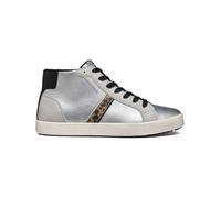 Geox Damen D BLOMIEE A Sneaker, Silver/Optic White, 39 EU