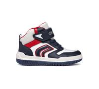 Geox J BUZZERLIGHT Boy A Sneaker, Navy/White, 31 EU