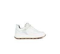 Geox Damen D SPHERICA 4X4 B ABX Sneaker, White/Silver, 36 EU