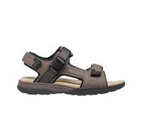 Geox Spherica EC5 Sportsandalen für Herren, Hellbeige und Schwarz - U55ELB000EKC1381, In verschiedenen Farben erhältlich, 41 EU