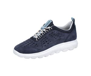 Geox Spherica Schuhe blau Velour D35NUA für Damen, blau, Größe 39 EU