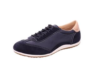 Geox Sportliche Schnürschuhe für Damen, blau, Größe 41 EU