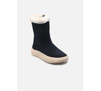 Stiefelette GEOX "Geox Stiefelette Leder/Textil", Kinder, Gr. 32, blau (navy), Leder, Textil, Schuhe (89284124-32) navy
