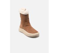 Stiefelette GEOX "Geox Stiefelette Leder/Textil", Kinder, Gr. 31, whisky, Leder, Textil, casual, Schuhe (13144812-31) whisky