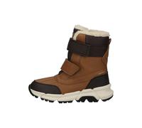 Geox Stiefel Lederimitat/Textil Dunkelbraun/Braun Warmfutter - 33