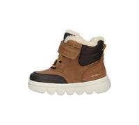 Geox Stiefelette Leder/Textil Dunkelbraun/Braun Warmfutter - 26