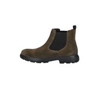 Stiefelette GEOX "Geox Stiefelette Leder/Textil", Herren, Gr. 45, military, Leder, Textil, Schuhe (21938540-45) military