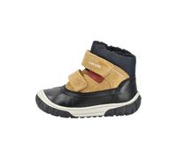 Geox Stiefelette Leder/Textil Schwarz/Gelb Warmfutter - 25