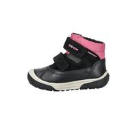 Geox Stiefelette Leder/Textil Schwarz/Pink Warmfutter - 26