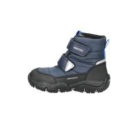 Winterboots GEOX "B BALTIC BOY B ABX", Mädchen, Gr. 24, blau (navy, royalblau), Synthetik, Textil, Schuhe Winterboots, Klettstiefel, Snowboots mit Warmfutter, Größenschablone zum Download (55110941-24