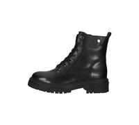 Schnürstiefelette GEOX "Geox Stiefelette Nappaleder", Damen, Gr. 40, schwarz, Nappaleder, Schuhe (67639413-40) schwarz