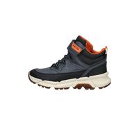 Winterboots GEOX "J FLEXYPER PLUS BOY ABX", Mädchen, Gr. 31, blau (navy, schwarz), Lederimitat, Textil, Schuhe, Sneaker mit Geox Spezial Membrane, Größenschablone zum Download (38911829-31) navy, schw