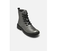 Geox J Casey Girl Ankle Boot, Graphite/Black, 37 EU