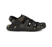 Sandale GEOX "UOMO SANDAL STRADA C" Gr. 43, braun (schwarz, braun) Herren Schuhe Stoffschuhe (28579313-43)