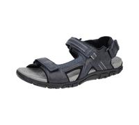 Geox Strada Sandale blau navy U2524C für Herren, blau, Größe 46 EU