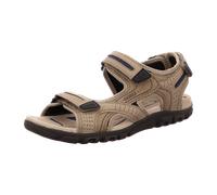 Geox Strada Sandalen beige sand U8224D für Herren, beige, Größe 43 EU