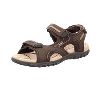 Geox Strada Sandalen beige sand U8224D für Herren, braun, Größe 44 EU