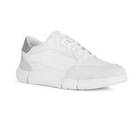 Geox U ADACTER B Sneaker, White/LT Grey, 45 EU