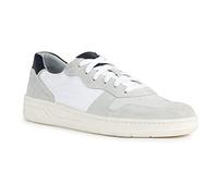 Geox U Magnete Sneaker, Off White/Navy, 39 EU
