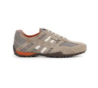 Geox Herren U Snake K Sneaker, Beige Dk Orange, 46 EU