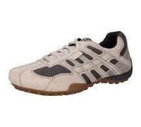 Sneaker GEOX "Geox Sneaker Leder/Mesh", Herren, Gr. 44, sand, Leder, Textil, Schuhe Sneaker (53610633-44) sand