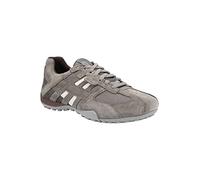 Geox Uomo Snake Sneaker, Taupe, 39 EU