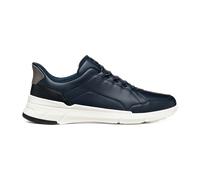 Slip-On Sneaker GEOX "U VITTOUR PLUS", Herren, Gr. 43, blau (schwarz, weiß), Textil, Schuhe, Halbschuh, Slipper mit weicher Schaftrandpolsterung (65260626-43) schwarz, weiß