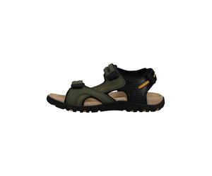 Geox Wanderschuhe Nubukleder Schwarz/Grün - 44