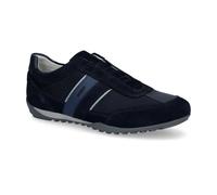Sneaker GEOX "U WELLS A" Gr. 39, blau (navy) Herren Schuhe Stoffschuhe mit stylischem Streifen an der Seite (87021504-39)