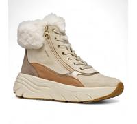 Geox Winterschuhe Diamanta B (Leder, mit seitlichen Reissverschluss) taupebraun/beige Damen, Größe Euro (US) 39 (9)